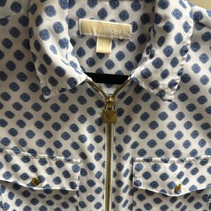 Great condition women light weight Michael Kors zipper shirt